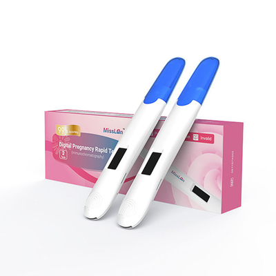 Domowy mocz 25mIU/ML HCG Test paskowy do ciąży Diagnostyczny zestaw plastikowy
