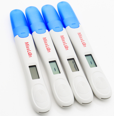Przejrzysty cyfrowy zestaw do szybkiego testu ciążowego z wczesnym wynikiem pierwszej reakcji