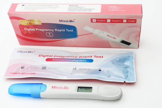 Cyfrowy zestaw szybkiego testu ciążowego OEM Ergonomiczny uchwyt