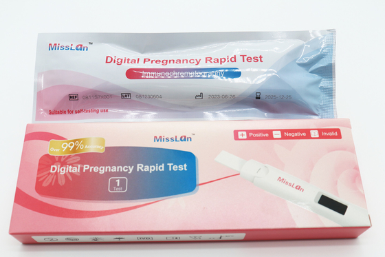 Bezpłatna próbka cyfrowego testu HCG dla kobiet Test wczesnej ciąży